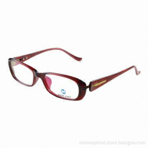 New Shape Acetate Optical Frame with purple pattern